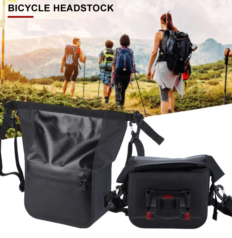 Customized Logo Outside Travel Bicycle Bag Handlebar Square Bike Bag