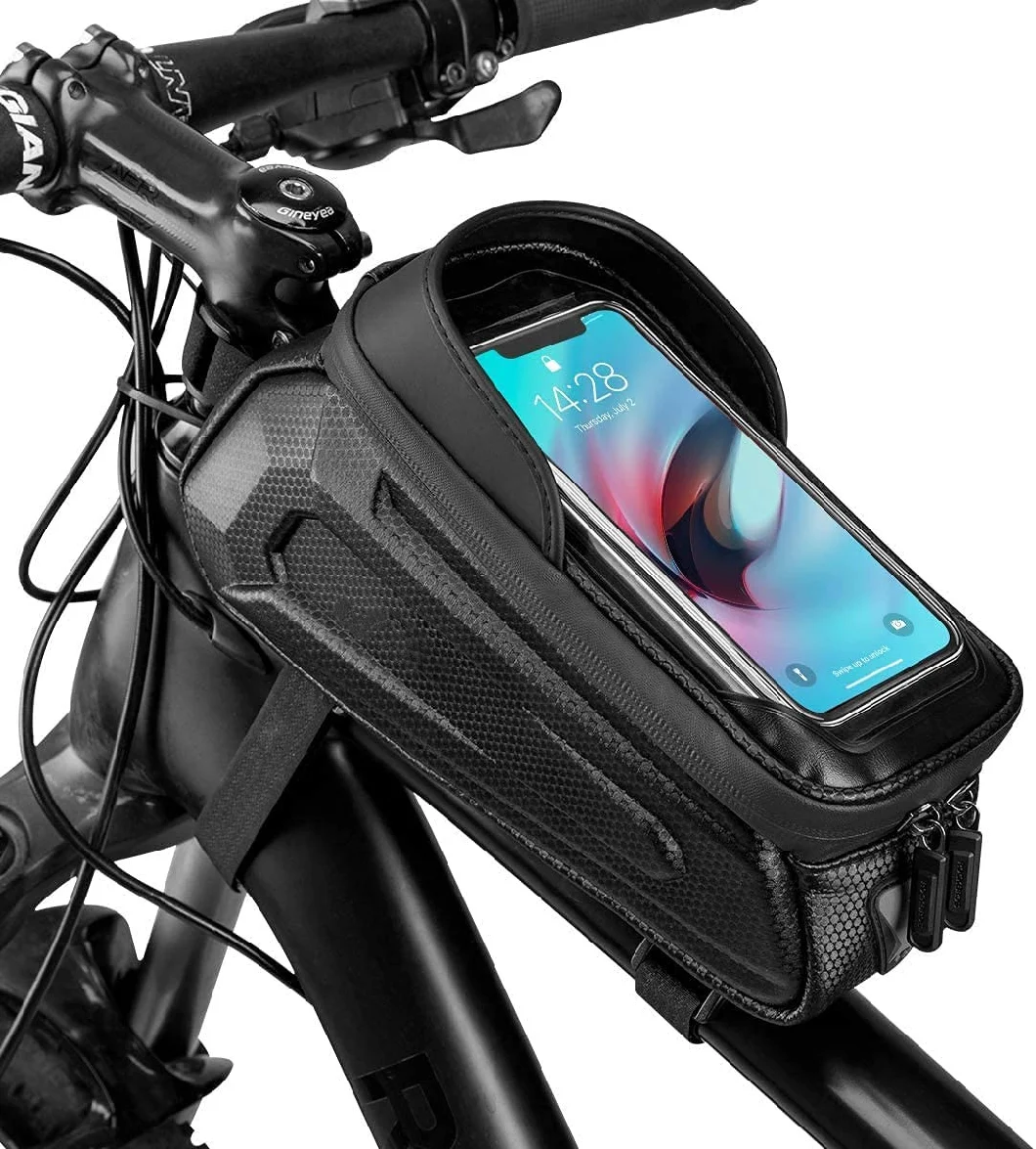 ODM Phone Mount Cycling Handlebar Bike Bag Bicycle Mountain Bike Bag Waterproof with Touch Screen Holder Case