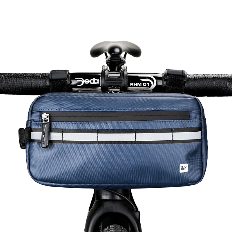 2021 Handlebar Bag Waterproof Big Capacity OEM 2-Piece Front Tube Cycling Bag MTB Frame Trunk Bike Accessories Bicycle Bag